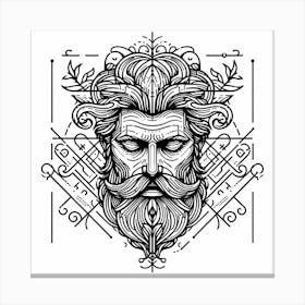 Greek God Canvas Print