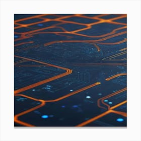 Circuit Board 2 Canvas Print