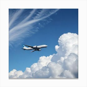 1000014331 Portrait of airplane Canvas Print