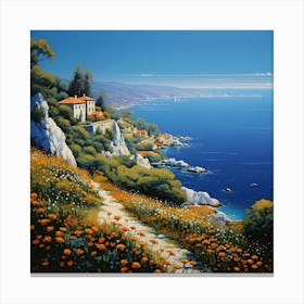 En Plein Air Whispers of Vernazza Canvas Print