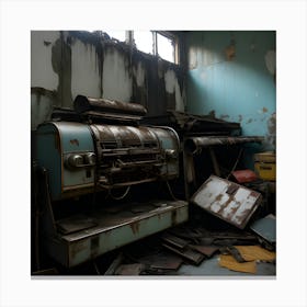 Abandoned Factory 3 Canvas Print