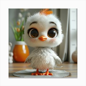 Cute Little Chick 1 Canvas Print