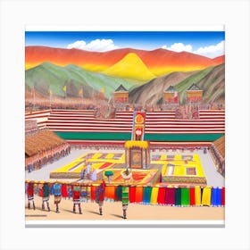 Tibetan Temple 15 Canvas Print
