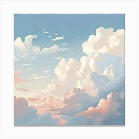 Clouds In The Sky 2 Canvas Print