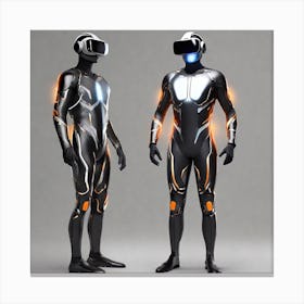 Futuristic Vr Suits Canvas Print