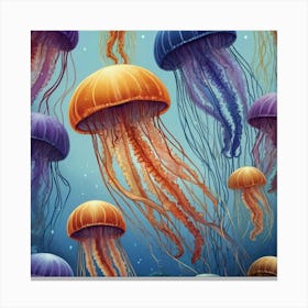 Jellyfish 5 Canvas Print