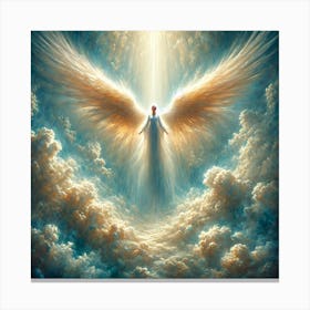 Angel In The Clouds Canvas Print