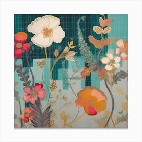Floral Harmony 4 Canvas Print