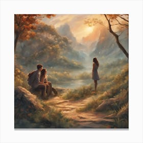 Walk In The Woods Canvas Print