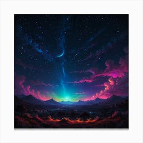 Night Sky 6 Canvas Print