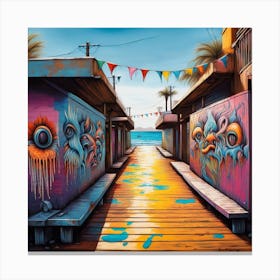 Groovy melacon Canvas Print