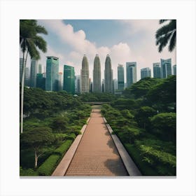 Cityscape Stock Videos & Royalty-Free Footage Canvas Print