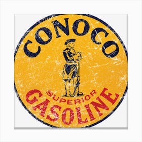 Conoco Gasoliine Canvas Print