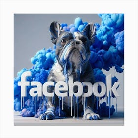 Facebook Logo Canvas Print