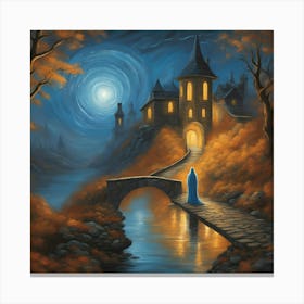 Night Time Apparition Canvas Print