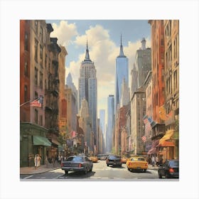 A Picture Of New York City Canvas Print
