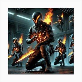 Emberblade Commandos Special Operations Canvas Print