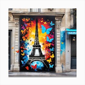 Paris Eiffel Tower 56 Canvas Print