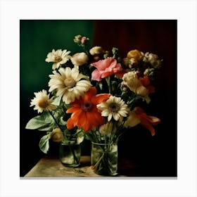 Flowers In Vases Canvas Print