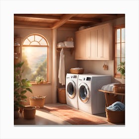 Laundry Room 3 Canvas Print