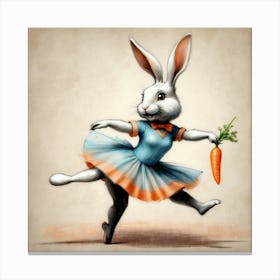 Bunny Dance 5 Canvas Print