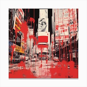 Times Squares 3 Canvas Print