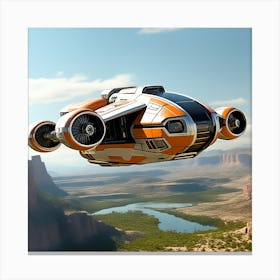 Spaceship 92 Canvas Print