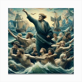 Great Flood Canvas Print