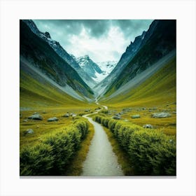 Path To The Mountains Canvas Print