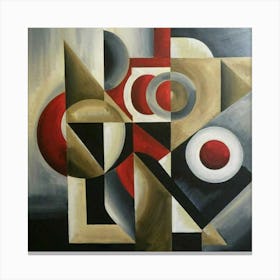 Abstract Painting Cubismo Abstract 4 Canvas Print