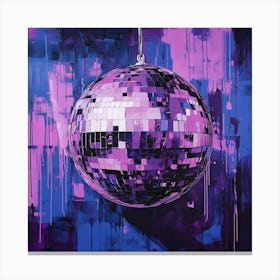 Disco Ball Canvas Print Art 5 Canvas Print