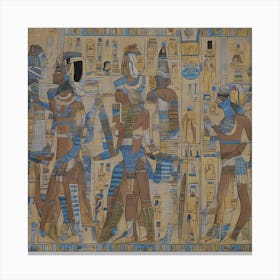 Egyptian Mural 2 Canvas Print