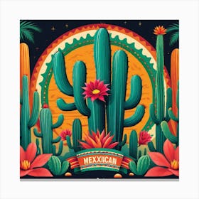 Mexican Background Canvas Print
