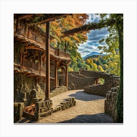 Japanese Garden Canvas Print