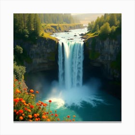 Waterfall 1 Canvas Print