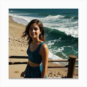 Default You Me And The Sea 1 Canvas Print