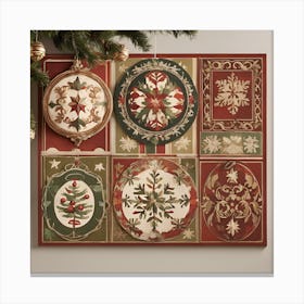 Christmas Ornaments Canvas Canvas Print