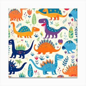 Dinosaurs 1 Canvas Print