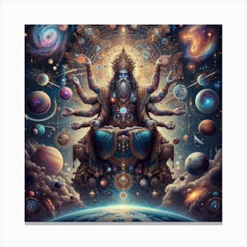 God Of The Universe Canvas Print