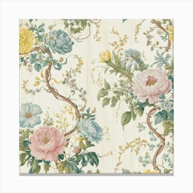 Floral Wallpaper 14 Canvas Print