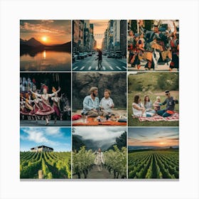 Instagram Collage Canvas Print