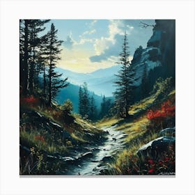 Walk In The Woods Canvas Print