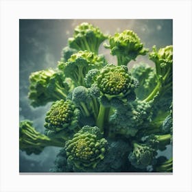 Florets Of Broccoli 11 Canvas Print