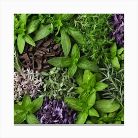 Fresh Herbs 4 Canvas Print