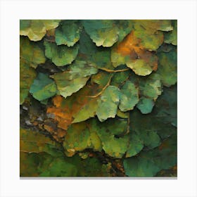 Autumn Leaves art print Canvas Print