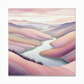 River Valley 3 Canvas Print