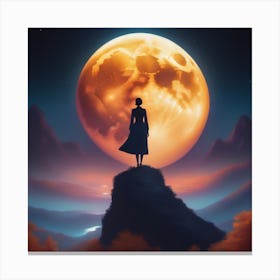 Harvest Moon Dreamscape 14 Canvas Print