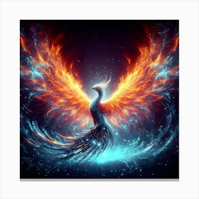 Digital Phoenix06 Canvas Print