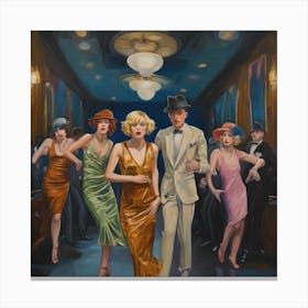 Roaring Twenties Charleston Rhythms Canvas Print
