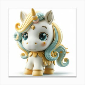 Unicorn Figurine 44 Canvas Print